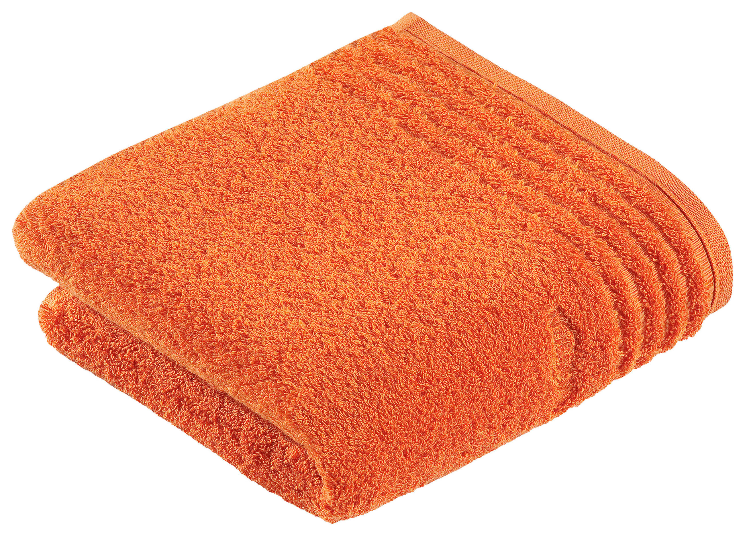 HANDTUCH 110/60 cm Vienna Style Supersoft NOS Vossen Wäsche Orange  - Orange, Basics, Textil (110/60cm) - Vossen