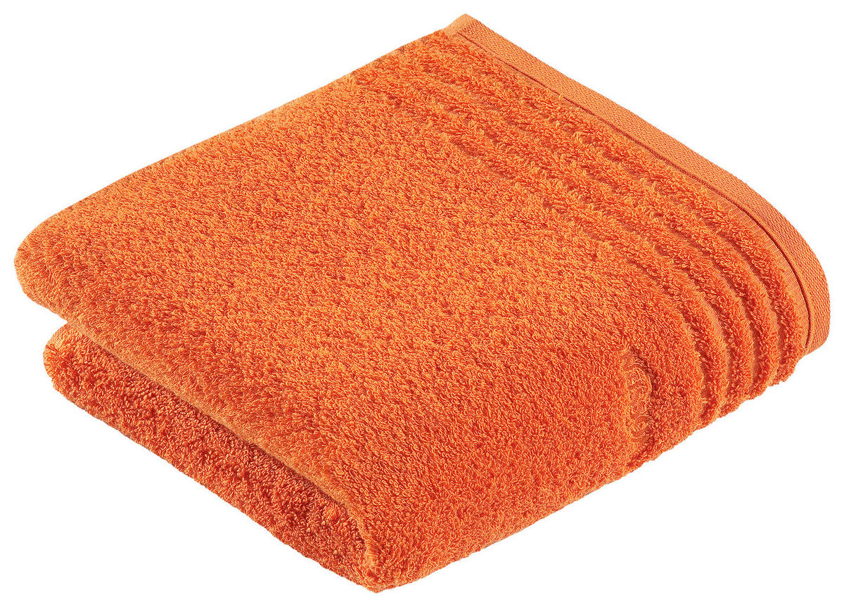 HANDTUCH 110/60 cm Vienna Style Supersoft NOS Vossen Wäsche Orange  - Orange, Basics, Textil (110/60cm) - Vossen