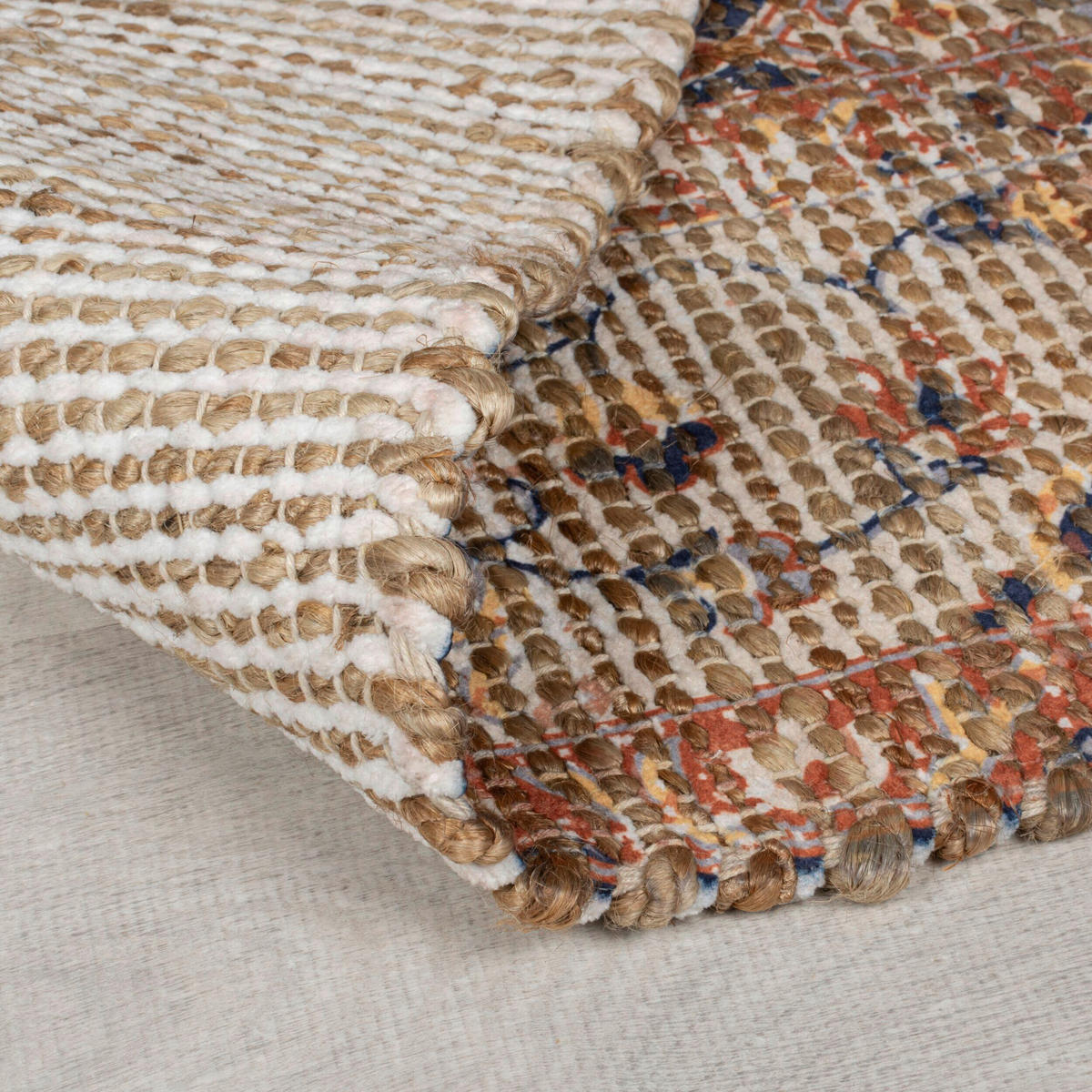 JUTOVÝ KOBEREC, 80/150 cm, modrá - modrá, Basics, textil (80/150cm)
