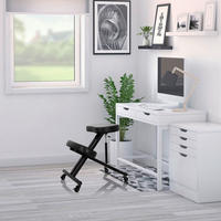 Kniestuhl 46/54-65/63 cm  - Schwarz, Basics, Kunststoff/Metall (46/54-65/63cm) - MID.YOU