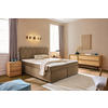 BOXSPRINGBETT 180/200 cm  in Cognac  - Cognac/Schwarz, Design, Kunststoff/Textil (180/200cm) - Xora