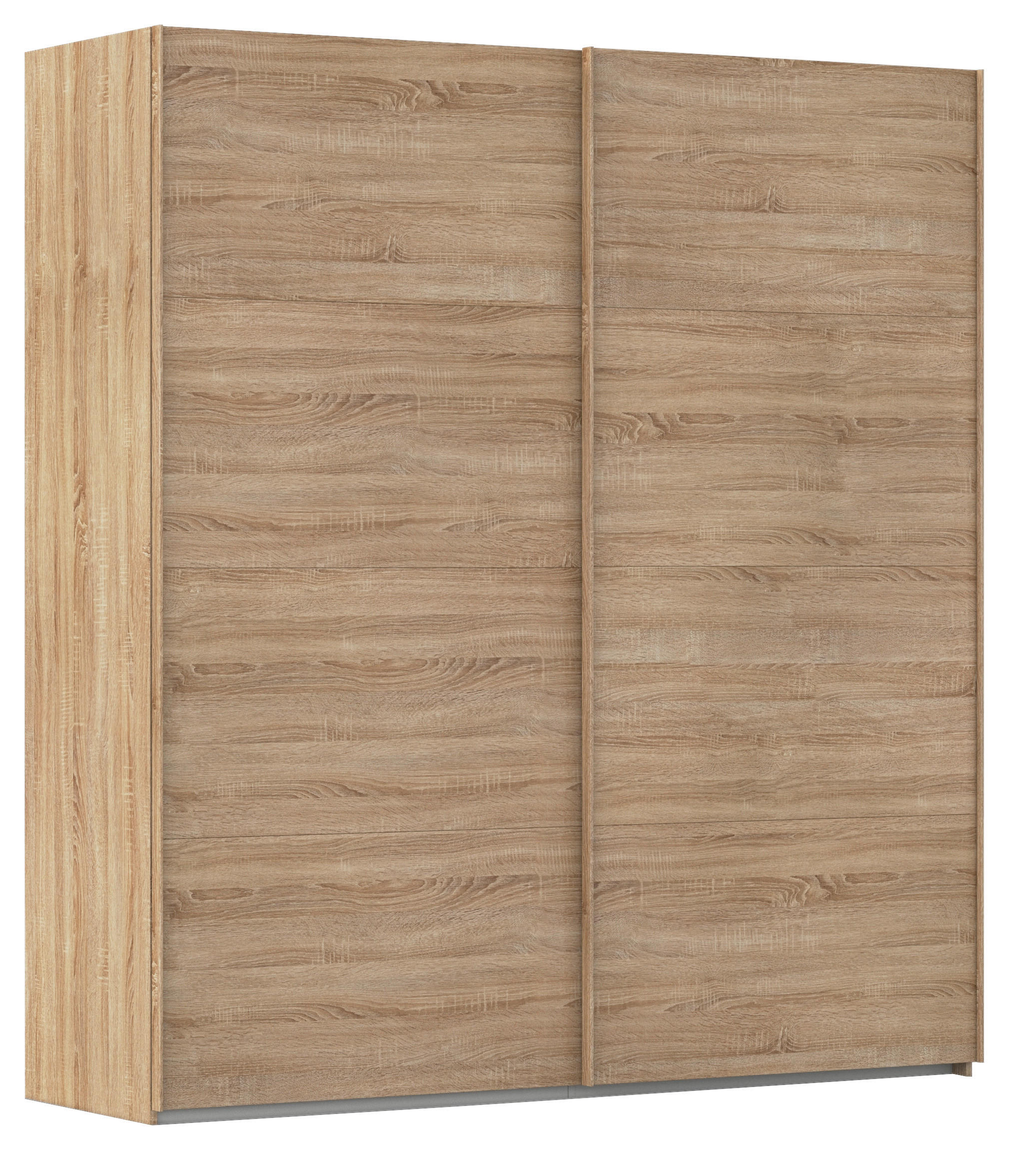 SCHWEBETÜRENSCHRANK  in Sonoma Eiche  - Sonoma Eiche, Design, Holzwerkstoff/Kunststoff (201/223/68cm) - Novel