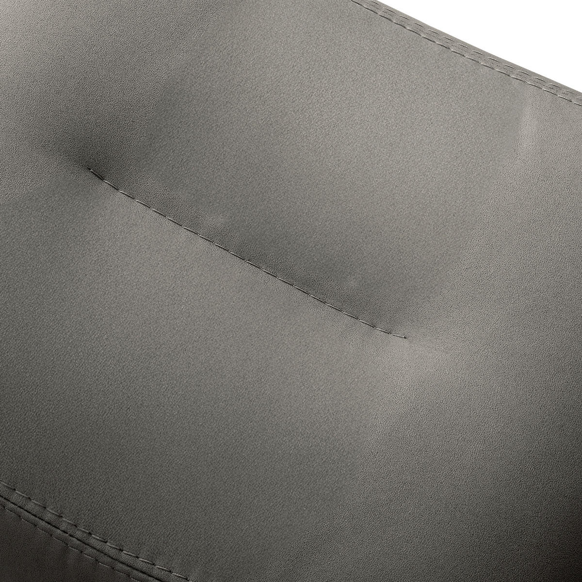 SESSELSET Lederlook Schieferfarben  - Schieferfarben/Beige, Design, Textil/Metall (67/87/74cm) - Livetastic