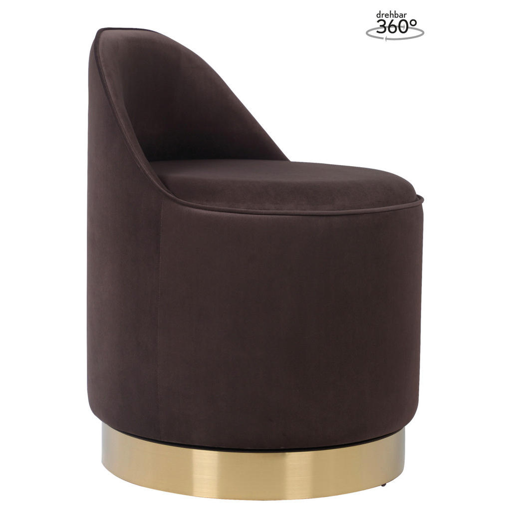 MID.YOU OTOČNÁ TABURETKA, textil, 52/68 cm