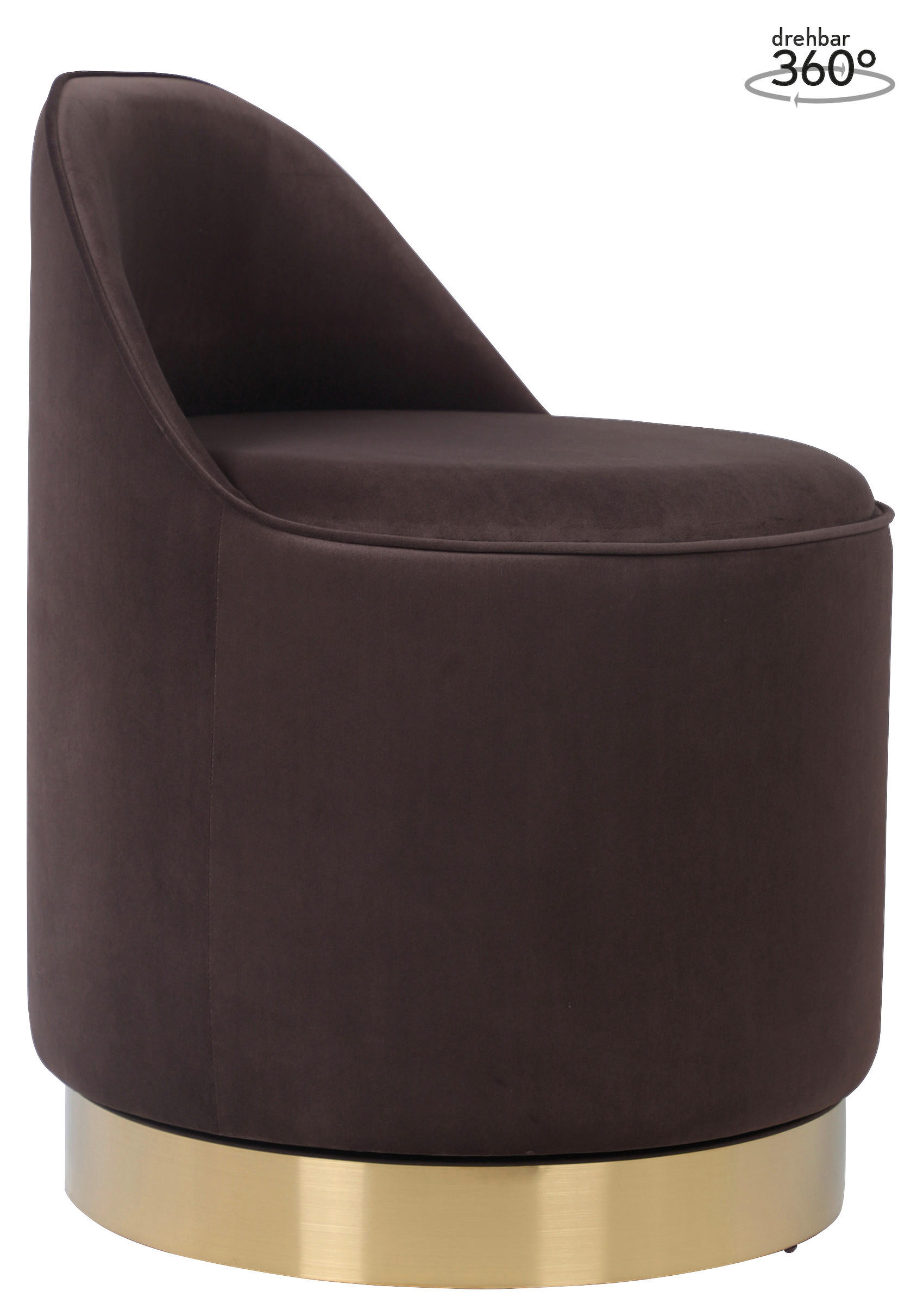 MID.YOU OTOČNÝ TABURET, textil, 52/68 cm