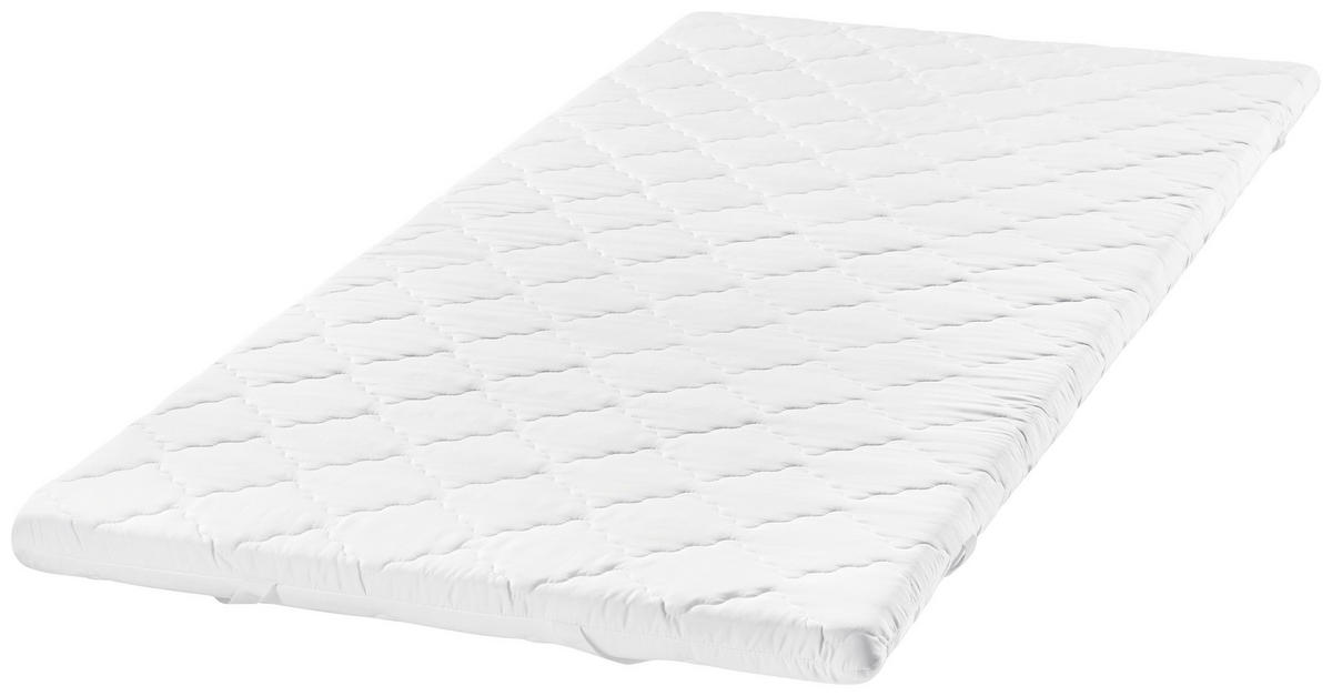 TOPPER 140/200 cm Höhe ca. 6 cm  - Weiß, Basics, Textil (140/200cm) - Xora