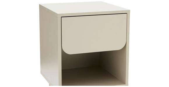 NACHTKÄSTCHEN 40/60/40 cm  in Seidengrau  - Seidengrau, Design, Holzwerkstoff/Metall (40/60/40cm) - Xora