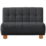 SCHLAFSOFA in Dunkelgrau  - Dunkelgrau/Naturfarben, Design, Holz/Textil (125/92/102cm) - Novel