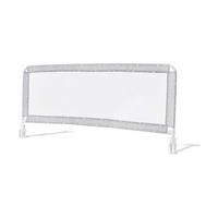 ZAŠTITNA OGRADICA ZA KREVET - siva/bela, Osnovno, tekstil/metal (135/60cm) - My Baby Lou