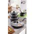 KOCHTOPFSET Aluminium, Edelstahl 3-teilig - Klar/Edelstahlfarben, KONVENTIONELL, Glas/Kunststoff - Homeware