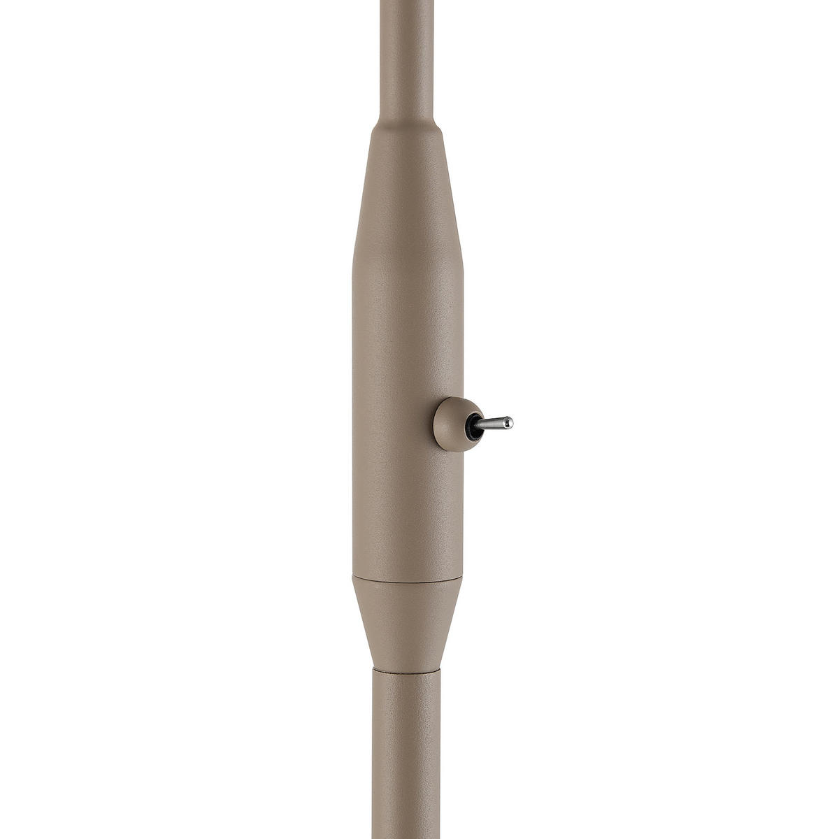 STEHLEUCHTE Merope 23/146 cm   - Sandfarben/Eschefarben, Basics, Glas/Metall (23/146cm) - Novel