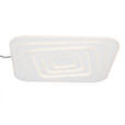 LED-DECKENLEUCHTE 53/53/5,5 cm   - Weiß, Design, Kunststoff/Metall (53/53/5,5cm) - Novel