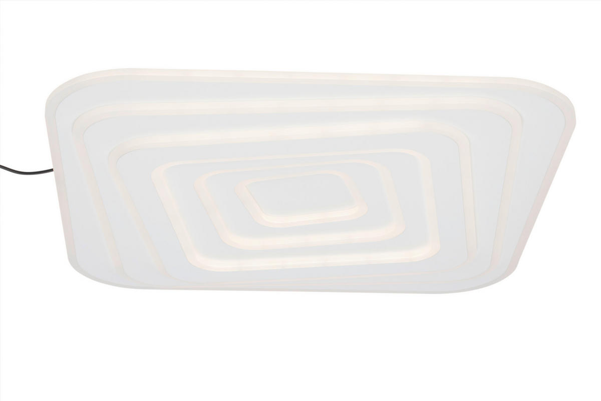 LED-TAKLAMPA 9.2 W 53/53/5,5 cm  - vit, Design, metall/plast (53/53/5,5cm) - Novel