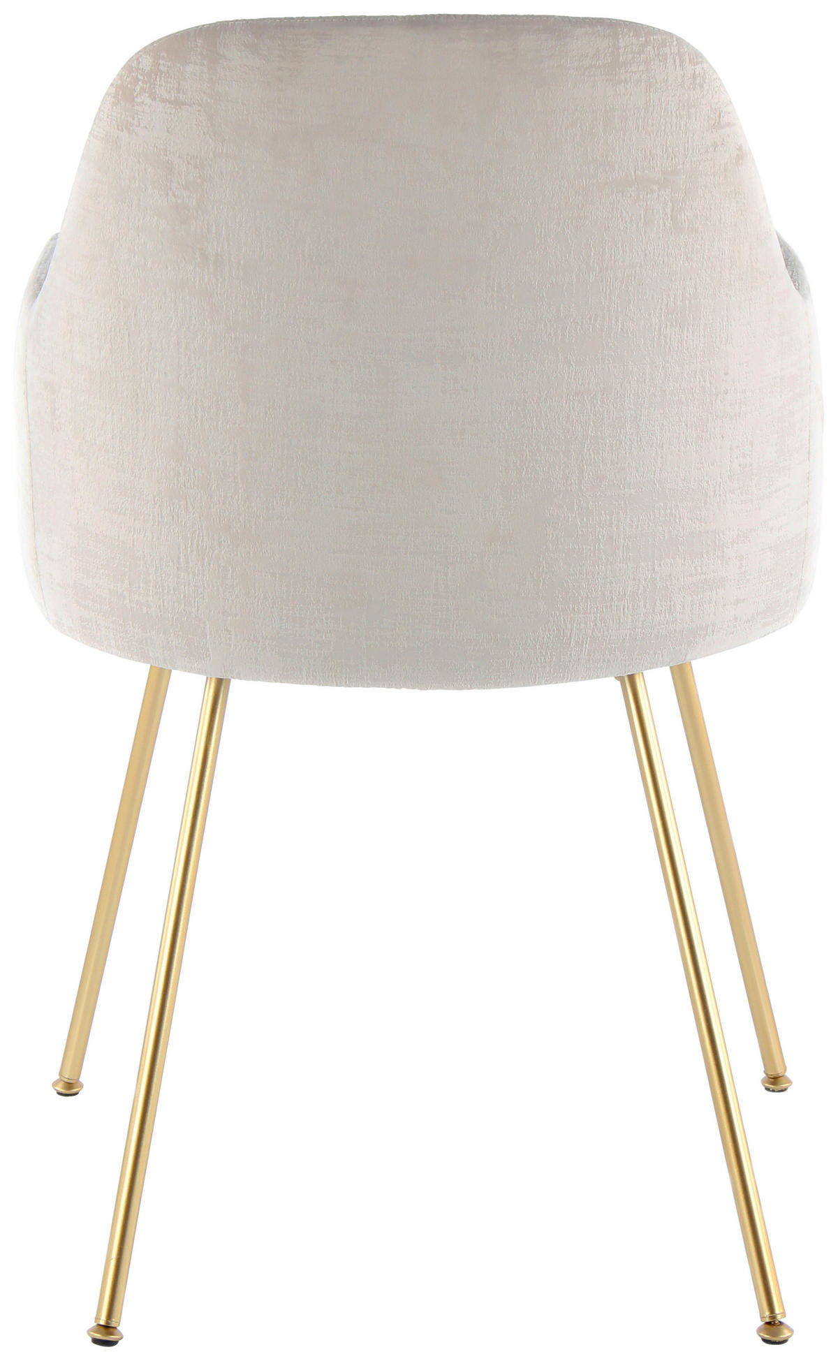 STOL MED ARMSTÖD järn  - beige/guldfärgad, Design, metall/trä (53/85/50cm) - Kayoom