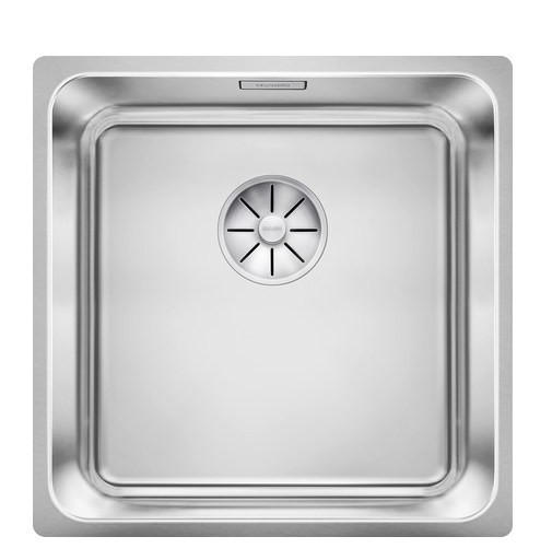 SPÜLE Solis  - Edelstahlfarben, Basics, Metall (44/19,4/44cm) - Blanco