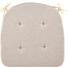 SITZKISSEN Naturfarben 42/42/4 cm - Naturfarben, Basics, Textil (42/42/4cm) - NOVEL
