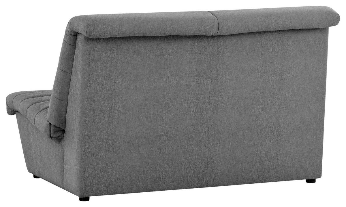 2-SITZER-SOFA Webstoff Graubraun  - Graubraun/Schwarz, Design, Kunststoff/Textil (145/92/103cm) - LOOKS by W.Joop