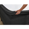 BOXSPRINGBETT 140/200 cm  in Anthrazit  - Anthrazit/Schwarz, KONVENTIONELL, Holzwerkstoff/Kunststoff (140/200cm) - Carryhome