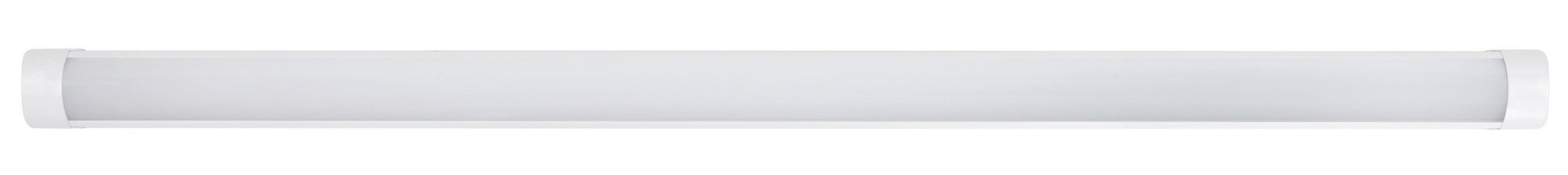LICHTLEISTE FLAT 118,5/7,5/2,5 cm  - Weiß, Design, Kunststoff (118,5/7,5/2,5cm)