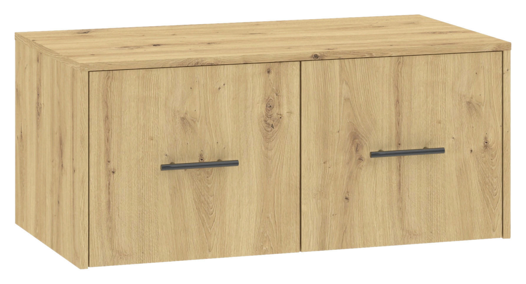 Aufsatzschrank Kivo Eiche Artisan Dekor, B: 90 Cm