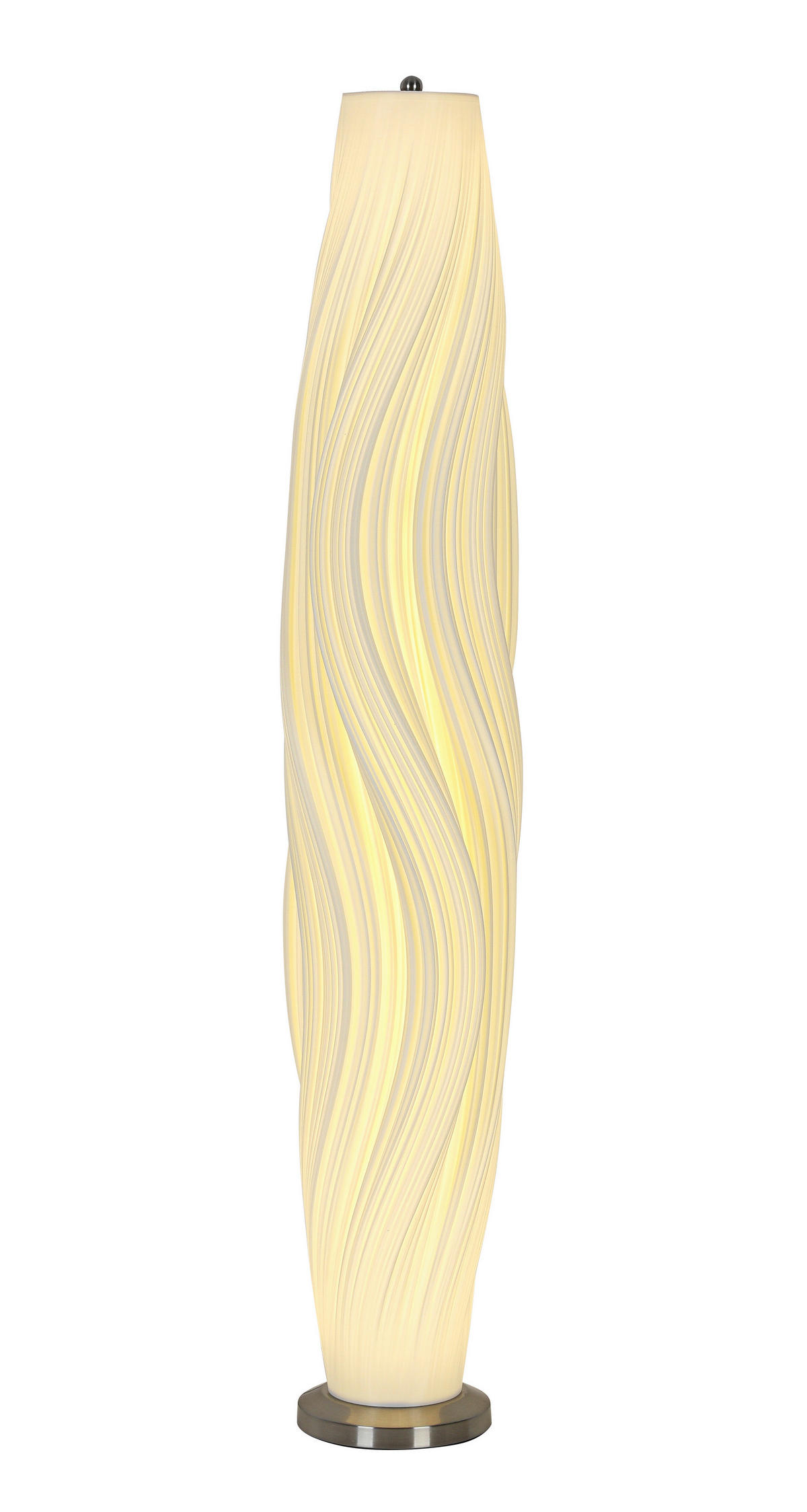 STOJACÍ LED SVÍTIDLO, 15/80 cm  - bílá/černá, Design, kov/plast (15/80cm) - Dieter Knoll