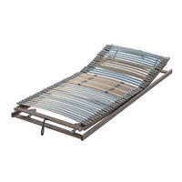 LATTENROST 90/200 cm Kopfteil, Fußteil, Mittelzone verstellbar, Buche  - Blau/Braun, Basics, Holz (90/200cm) - Dieter Knoll