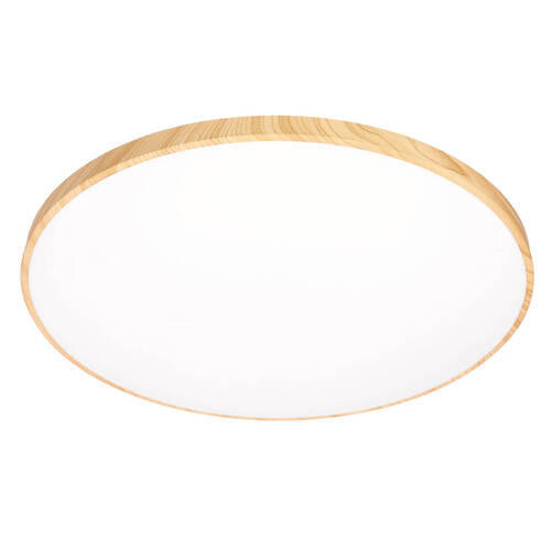 LED-DECKENLEUCHTE 59/59/7.5 cm   - Eichefarben, Natur, Kunststoff/Metall (59/59/7.5cm)