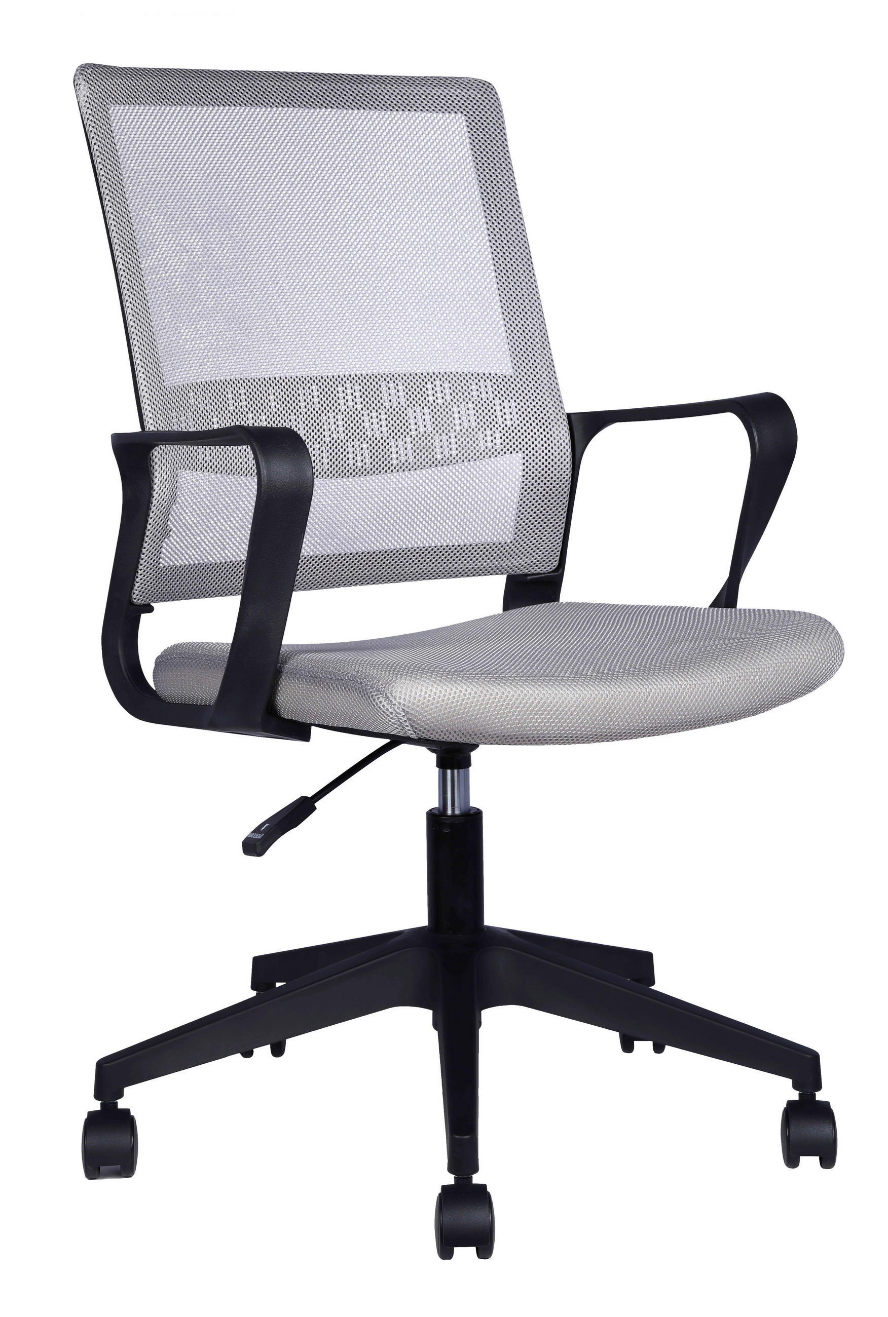 SNURRSTOL  i nätklädsel grå, svart  - svart/grå, Design, trä/textil (54/91/101/60cm) - Carryhome