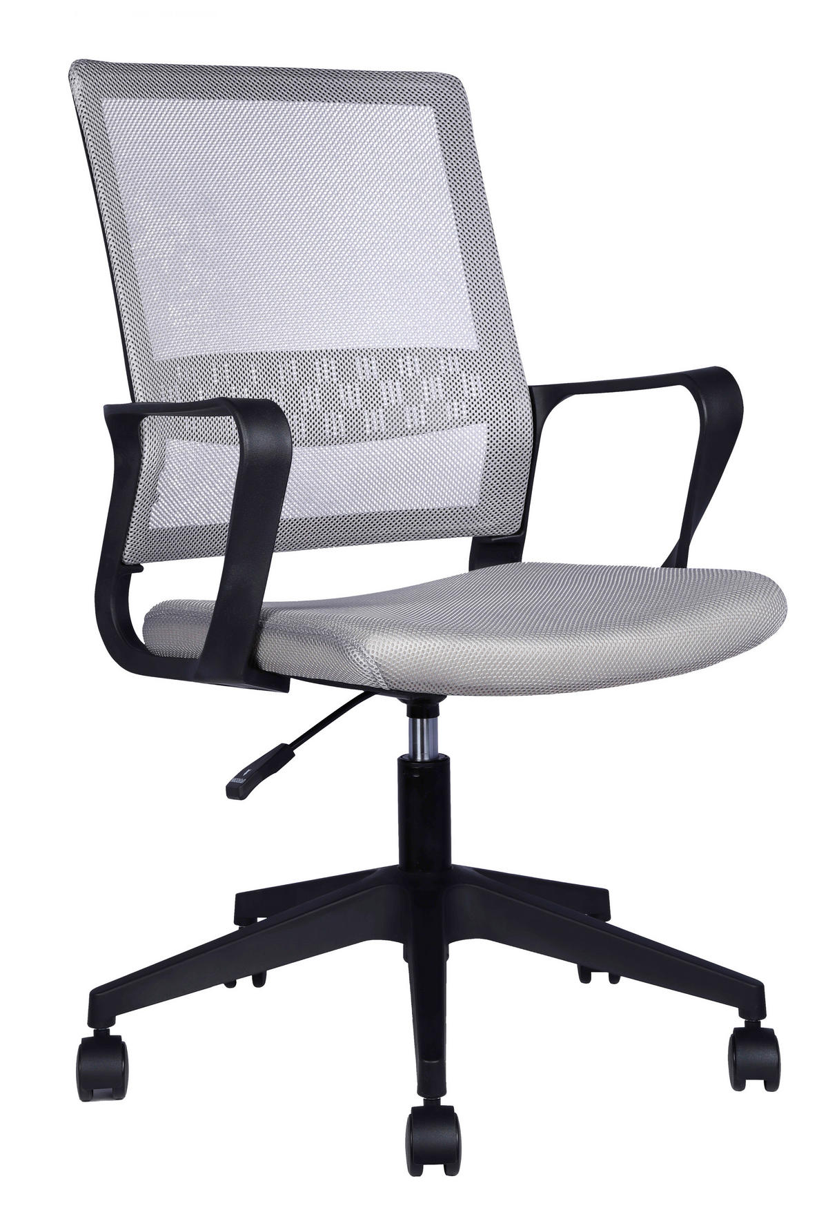 SNURRSTOL  i nätklädsel grå, svart  - svart/grå, Design, trä/textil (54/91/101/60cm) - Carryhome
