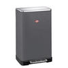 ABFALLSAMMLER BIG DOUBLE BOY 2X18 L  - Graphitfarben/Schwarz, KONVENTIONELL, Kunststoff/Metall (40,5/65/34,5cm) - Wesco