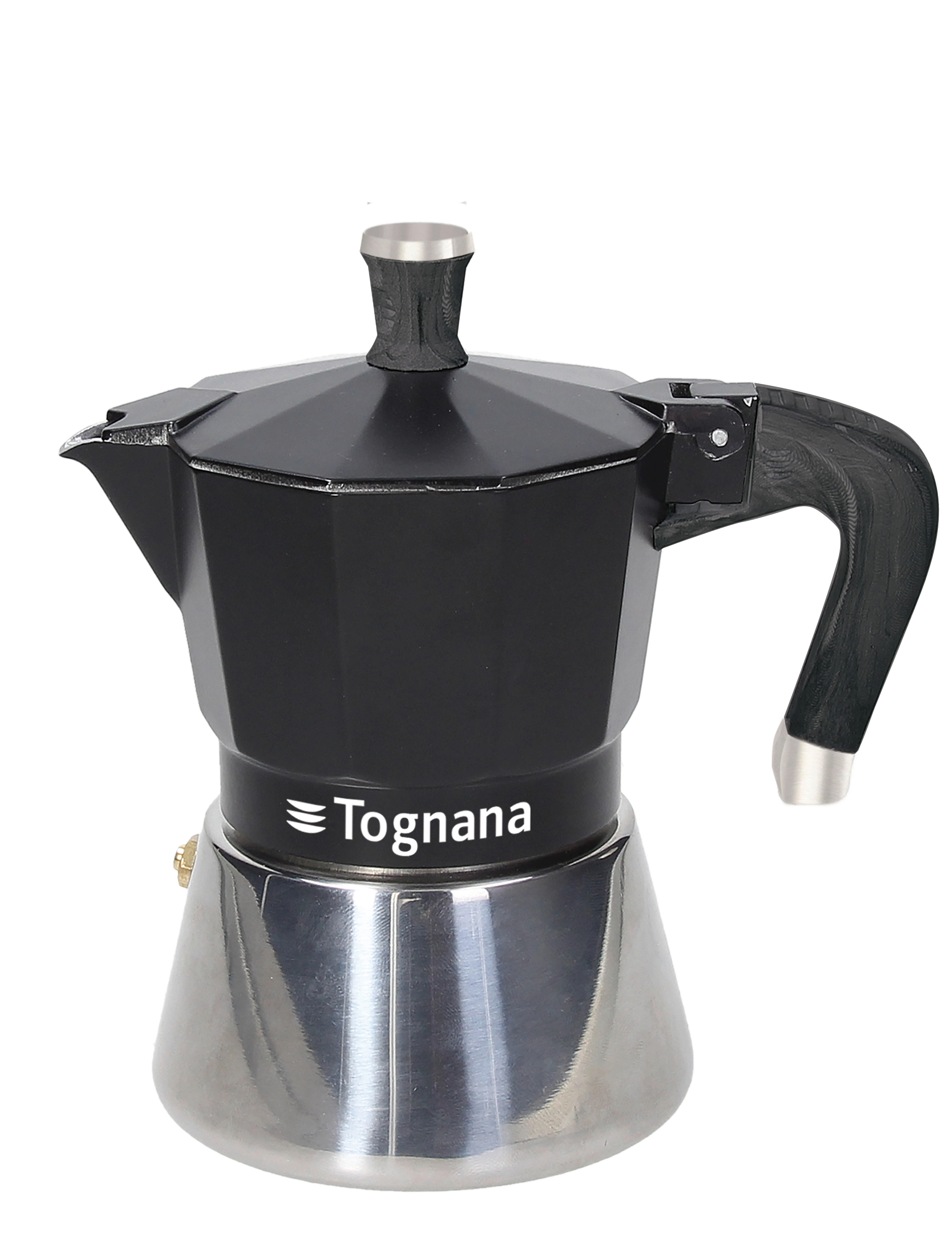 POSODA ZA PRIPRAVO KAVE SPHERA  360 ML l   13/13/19 cm - črna, Basics, kovina/umetna masa (13/13/19cm) - Tognana