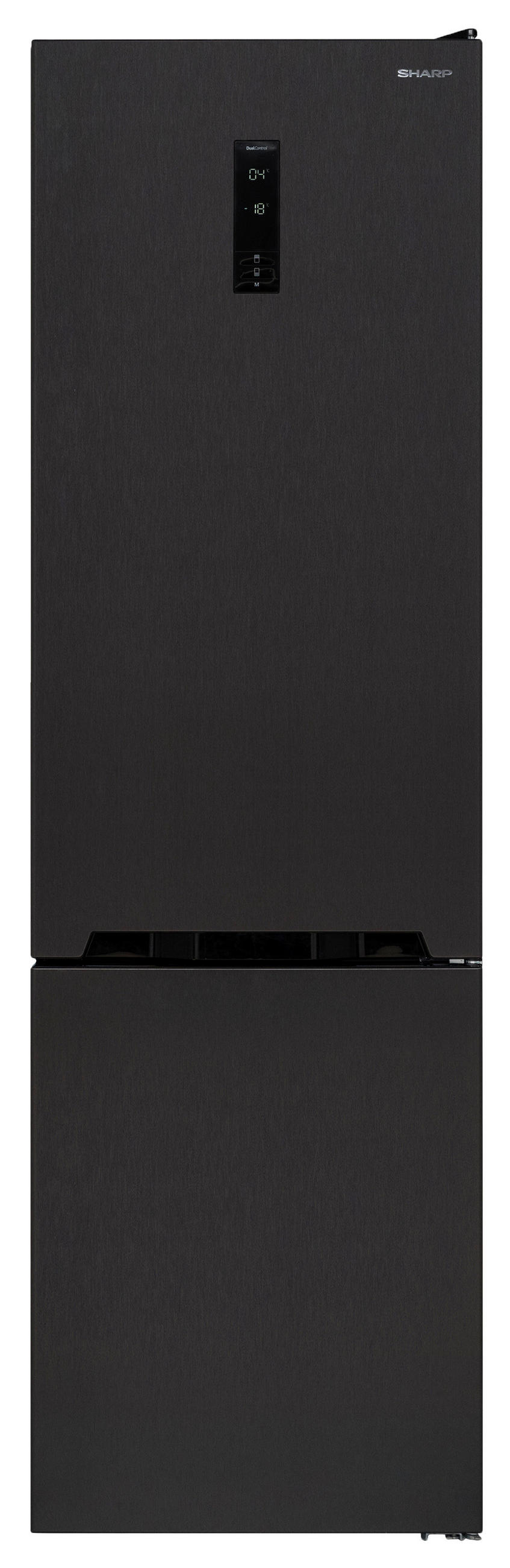 KÜHL-GEFRIER-KOMBINATION  - Schwarz, Basics (59,5/201/65cm) - Sharp