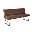 SITZBANK 180/90/70 cm  in Kupferfarben  - Schwarz/Kupferfarben, Design, Textil/Metall (180/90/70cm) - Dieter Knoll