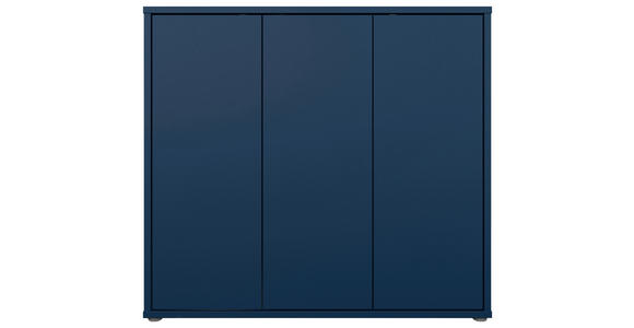 SCHUHSCHRANK  in 109,2/99,1/34,9 cm  - Dunkelblau/Grau, MODERN, Holzwerkstoff/Kunststoff (109,2/99,1/34,9cm) - Carryhome