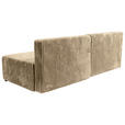 ECKSOFA in Cord Beige  - Beige/Schwarz, MODERN, Holz/Textil (145/210cm) - Carryhome