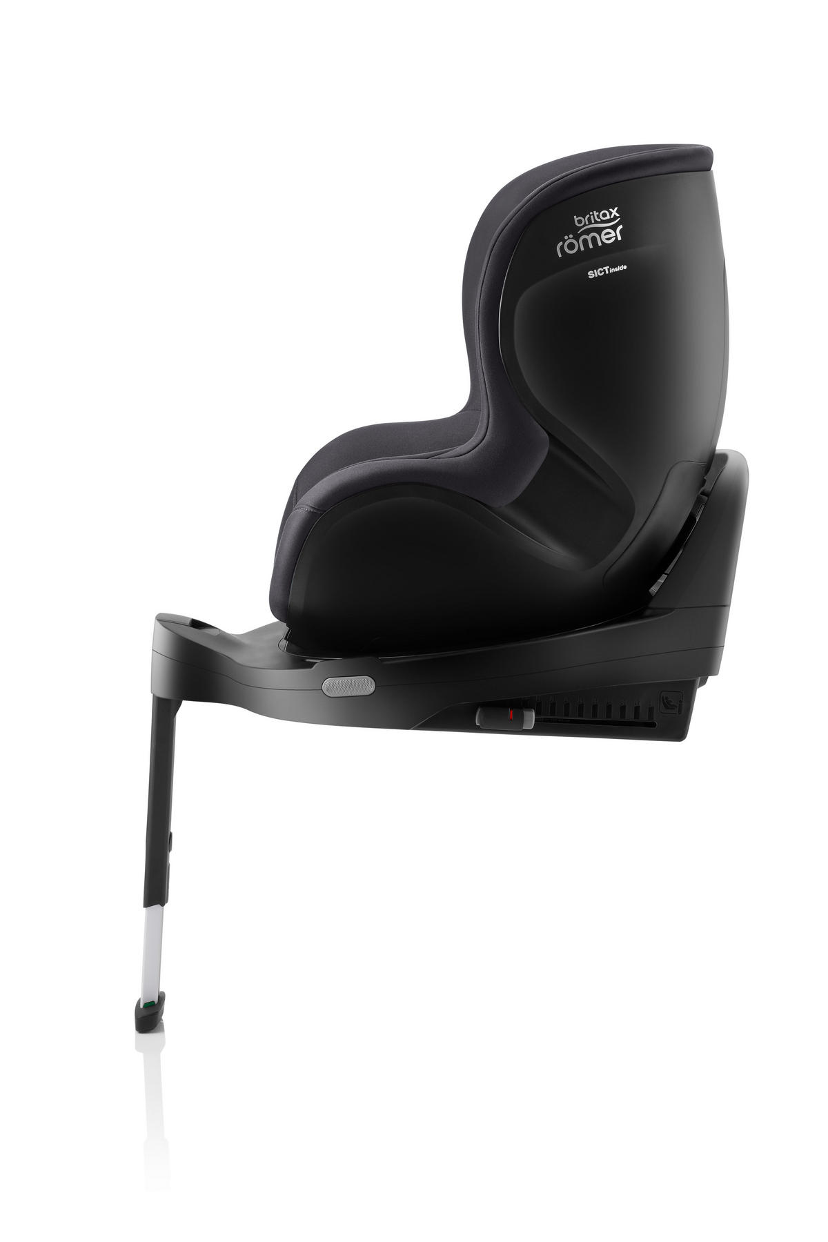 REBOARDER-KINDERSITZ Dualfix Pro M  - Dunkelgrau, Basics, Textil (44/48/74cm) - Britax Römer