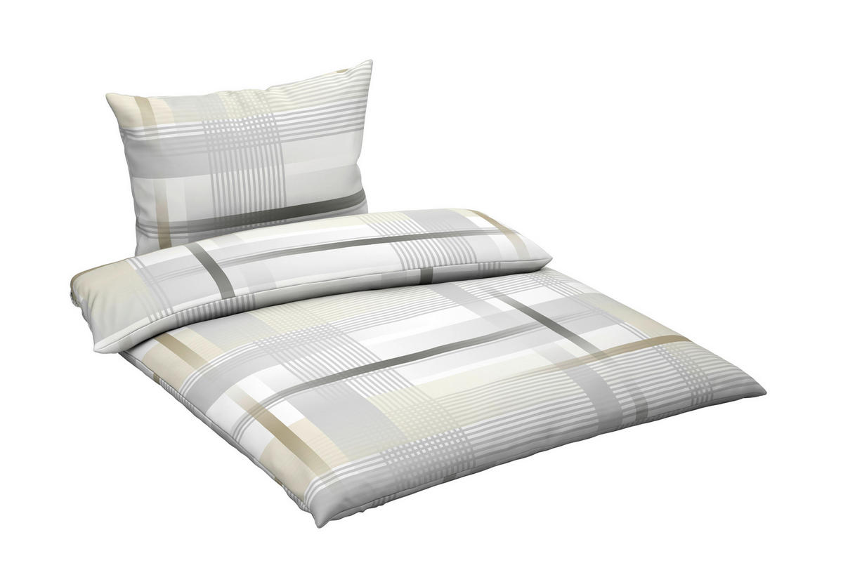 POSTEĽNÁ BIELIZEŇ, flanel, zlatá, 140/200 cm - zlatá, Konventionell, textil (140/200cm) - Esposa