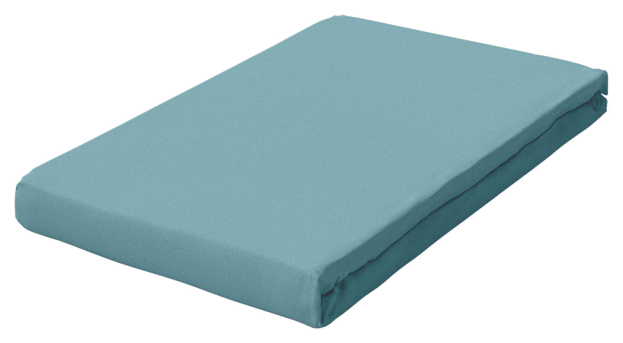 BOXSPRING-SPANNLEINTUCH 90-100/190-220 cm Jersey  - Türkis, Basics, Textil (90-100/190-220cm) - Schlafgut
