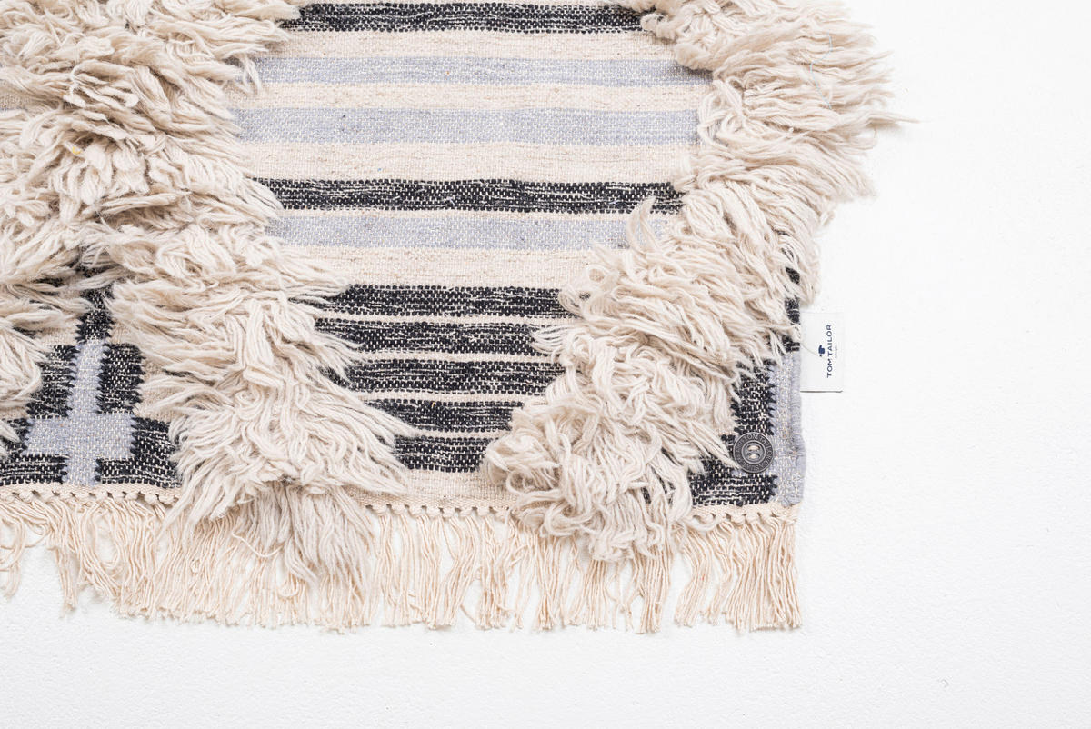 TEPPICH 140/200 cm Schwarz  - Schwarz, Design, Textil (140/200cm) - Tom Tailor