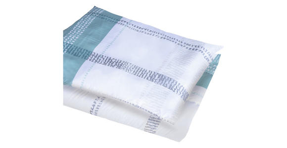 Bettenset Sandra - Türkis/Grau, KONVENTIONELL, Textil - Primatex