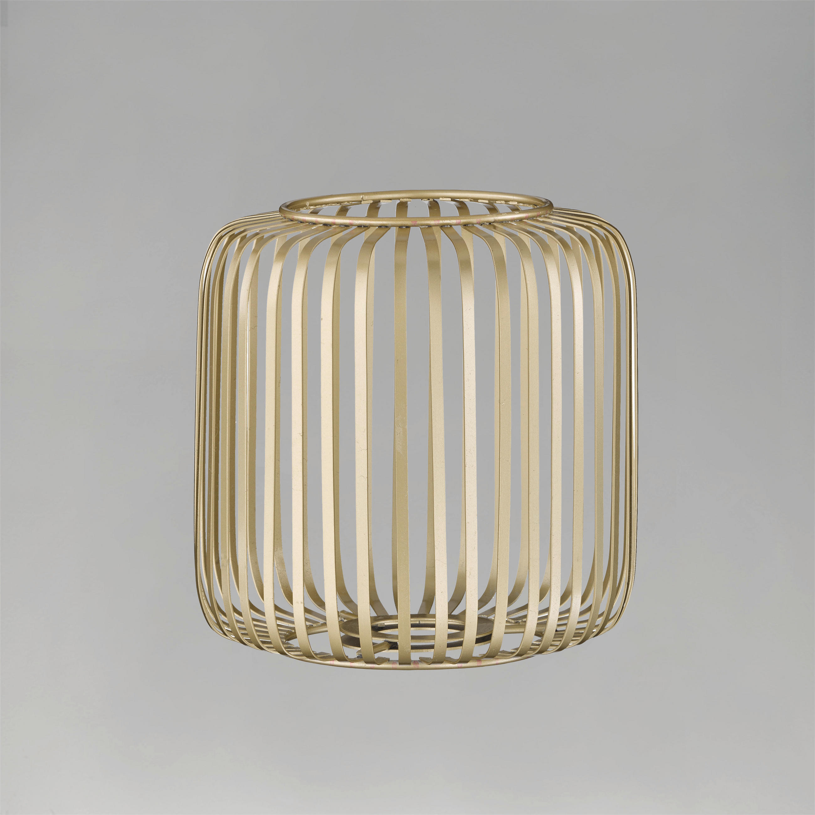 LAMPSKÄRM Modular M 18/18 cm   - guldfärgad, Basics, metall (18/18cm) - Fischer & Honsel