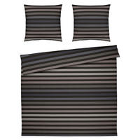 BETTWÄSCHE Tone Makosatin 200/200 cm  - Anthrazit/Braun, Design, Naturmaterialien/Textil (200/200cm) - Joop!