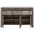 KOMMODE Braun, Grau - Braun/Grau, Trend, Holzwerkstoff (149/89/46cm) - Carryhome