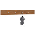GARDEROBENLEISTE  in Eichefarben  - Eichefarben, Design, Holzwerkstoff/Metall (98/12/5,5cm) - Dieter Knoll