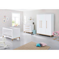 BABYZIMMER PINOLINO RIVA  - Eschefarben/Weiß, Design, Holzwerkstoff - Pinolino