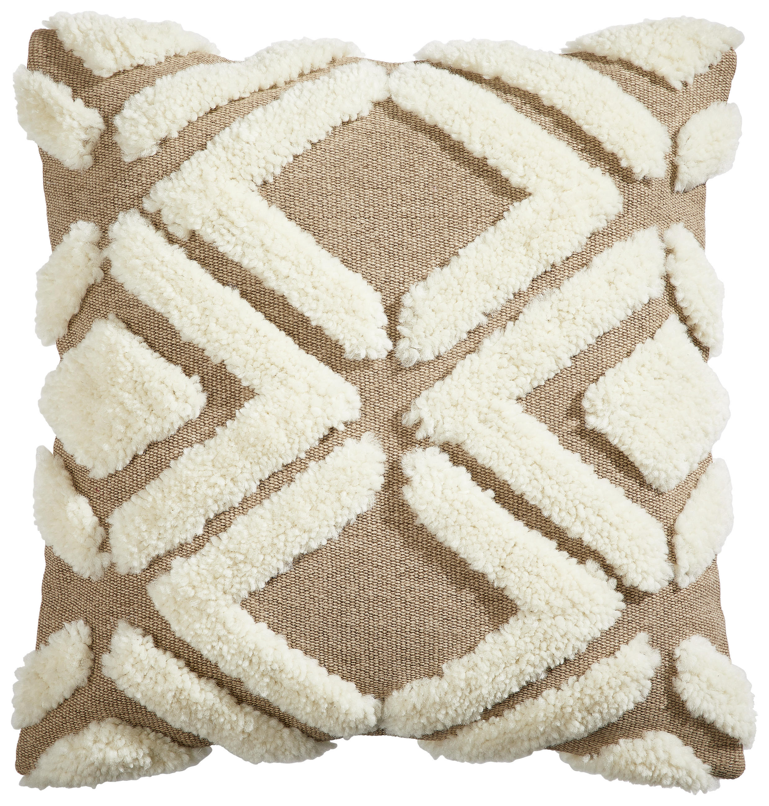 ZIERKISSEN 45/45 cm - Naturfarben, Design, Textil (45/45cm) - Esposa