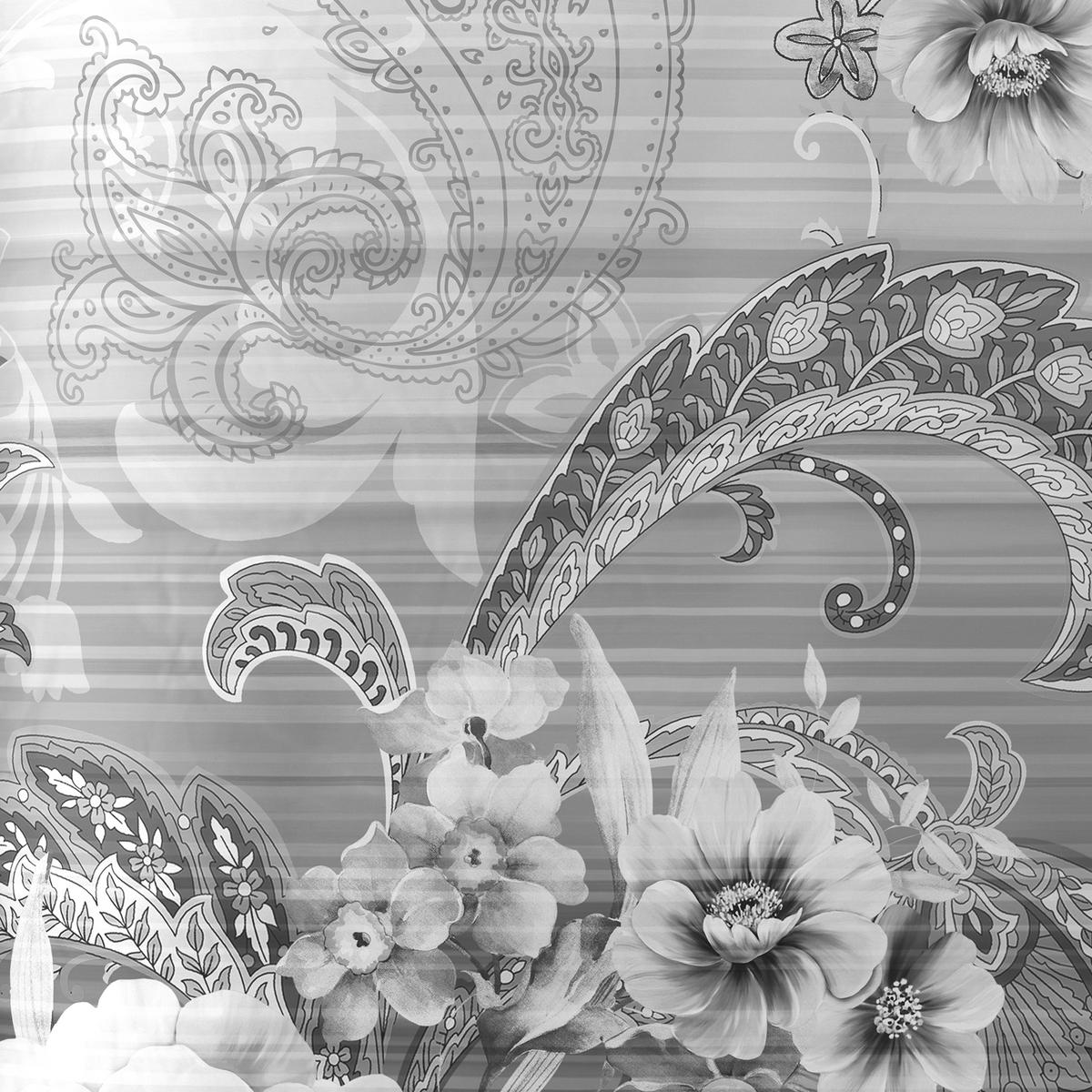WENDEBETTWÄSCHE Angelo Satin 155/220 cm  - Anthrazit, Design, Textil (155/220cm) - Esposa