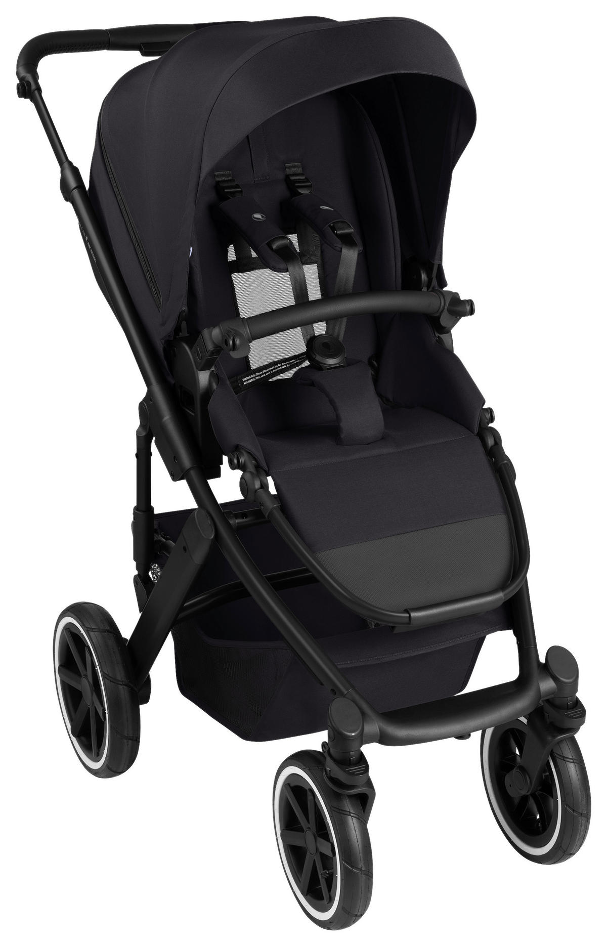 KINDERWAGENSET Salsa 5 Air  - Schwarz, Basics, Textil/Metall (63/118/95,5cm) - ABC Design