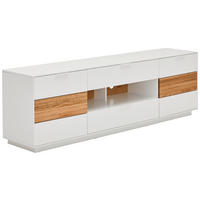 LOWBOARD 182/58/40 cm  - Eichefarben/Weiß, Design, Holz/Holzwerkstoff (182/58/40cm) - MID.YOU