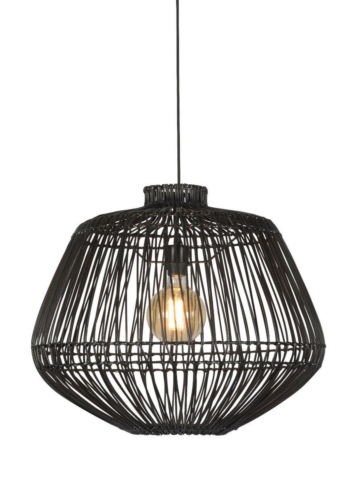 ZÁVĚSNÉ SVÍTIDLO, 60/50 cm  - černá, Trend (60/50cm) - Good & Mojo